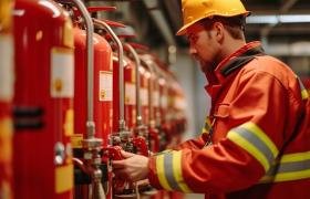 نظام انذار حريق معنون