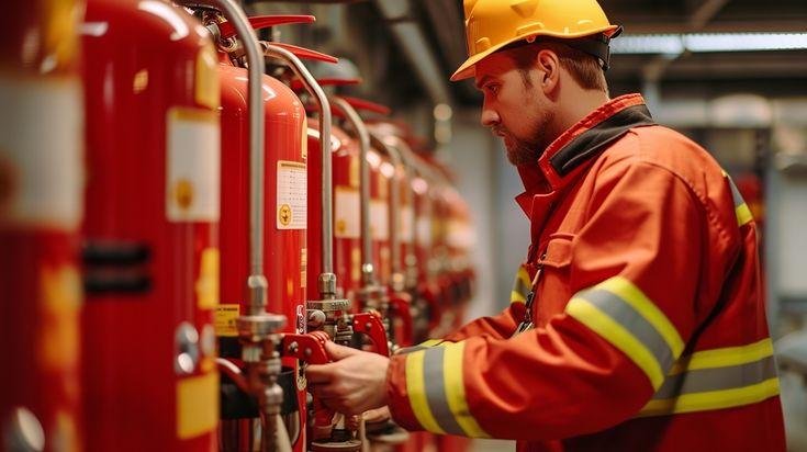 نظام انذار حريق معنون